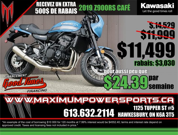 Promo Kawasaki – Z900RS Café 2019