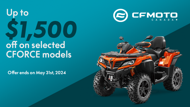 Save up to 1500$ on selected CForce